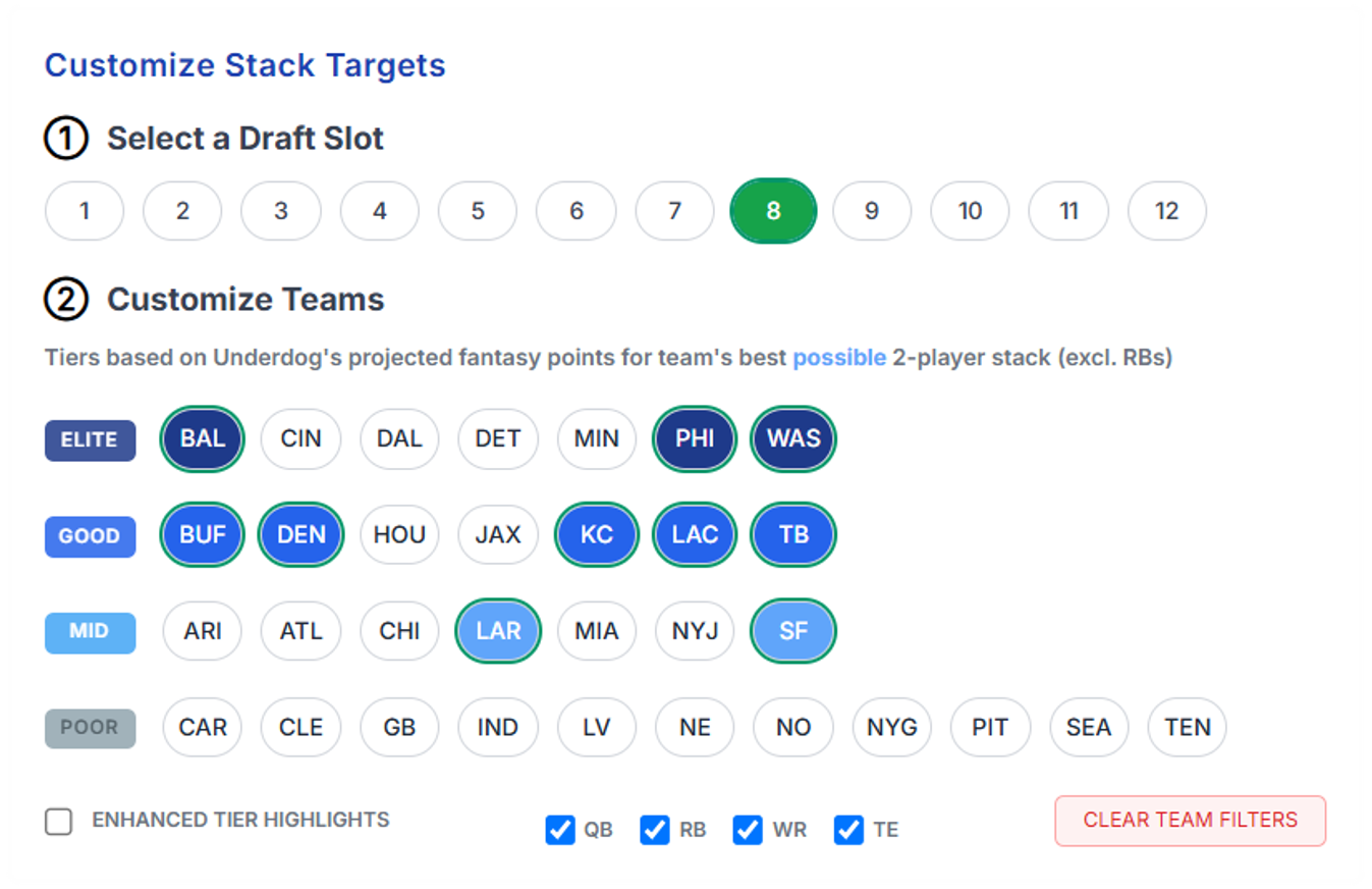 Draft Slot Selection